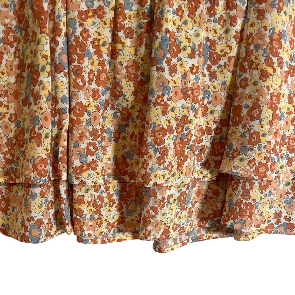 Rails Addison Tiered Skirt Multi Wildflower Size XS - Picture 2 of 6